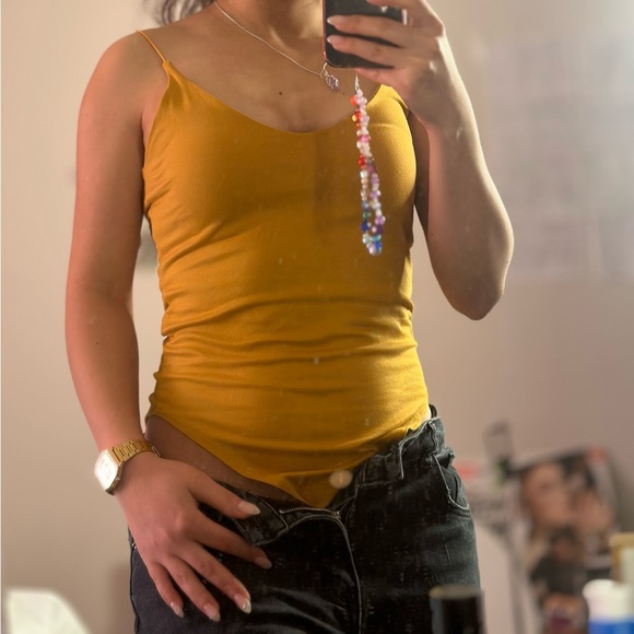 Gaze Mustard/dark yellow Bodysuit - Picture 6 of 6